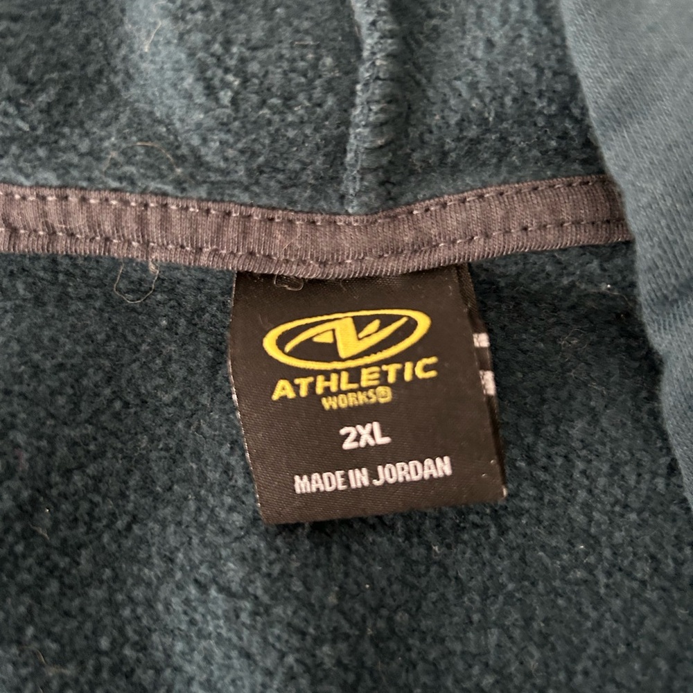 Athletic Works Forest Green Fleece Jacket 2XL